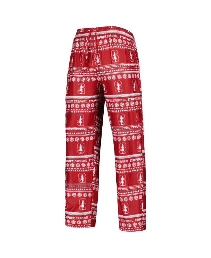 Men's Cardinal Stanford Cardinal Swivel Long Sleeve T-shirt and Pants Sleep Set