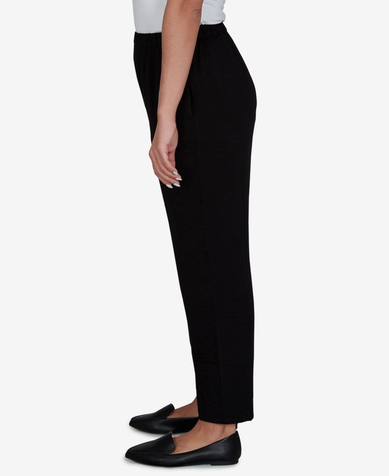 Women's Travel Advisory Crinkle Texture Ankle Pants