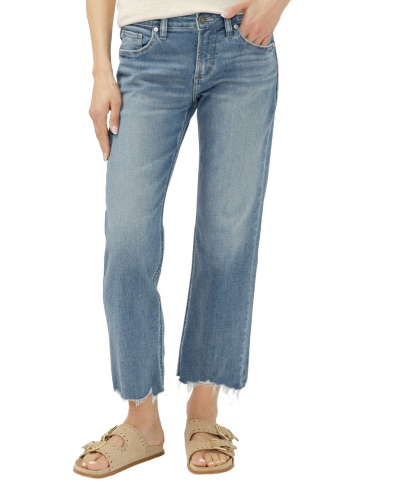 Women's Suki Mid-Rise Wide-Leg Curvy-Fit Jeans