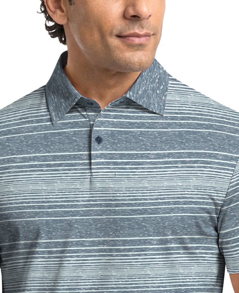 Men's Jaspe Stripe Golf Polo Shirt