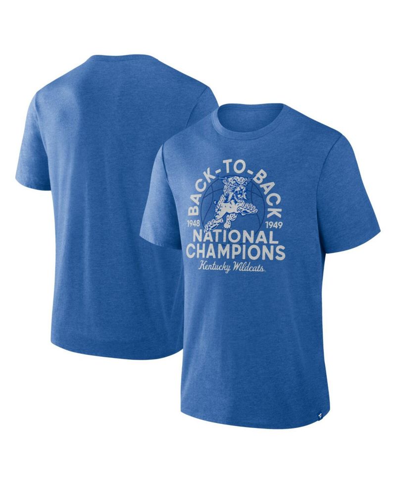Men's Royal Kentucky Wildcats Dynamic Showdown Tri-Blend T-Shirt