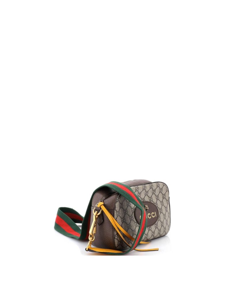 Neo Vintage Camera Messenger Bag GG Coated Canvas
