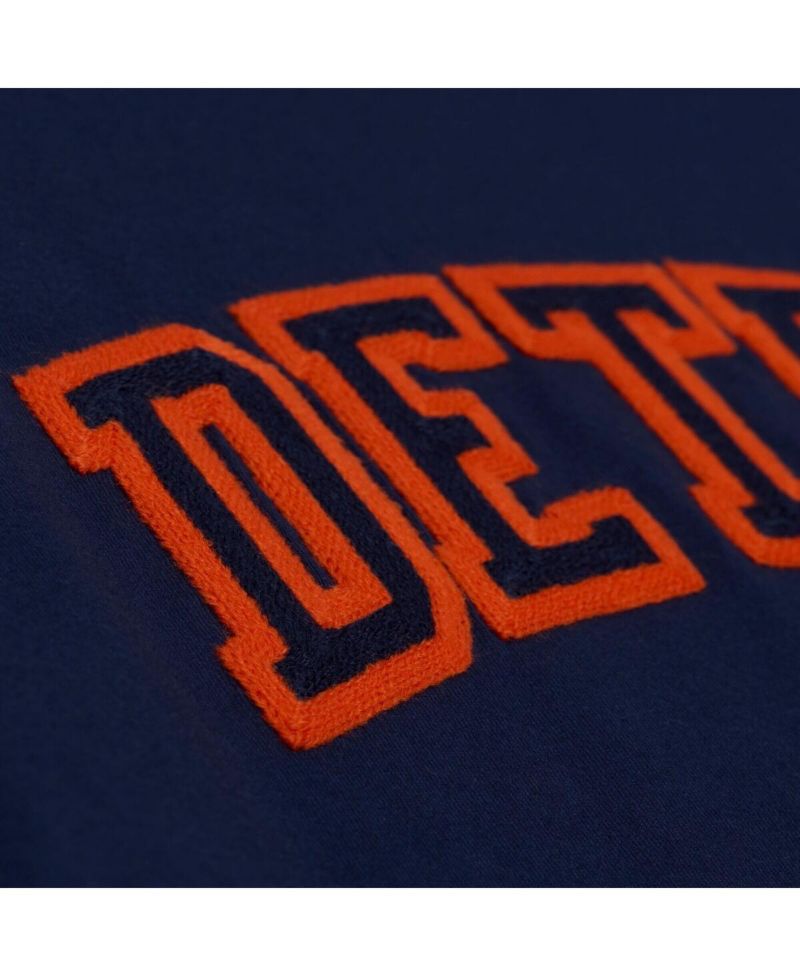 Men's Navy Detroit Tigers Wild Pitch Ringer T-Shirt