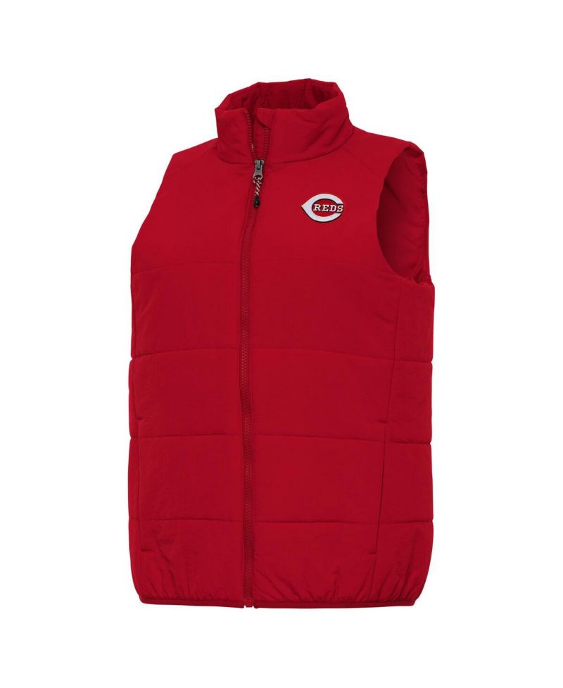 Women's Red Cincinnati Reds Experience Full-Zip Vest