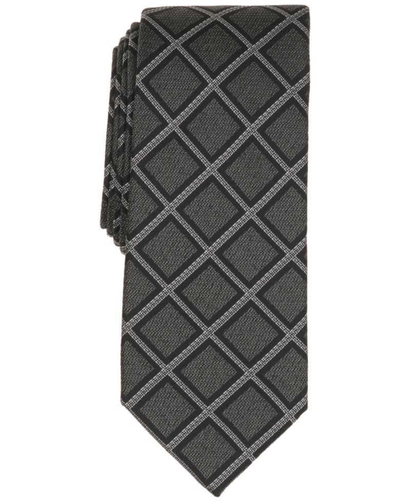 Men's Oakmont Grid Slim Tie