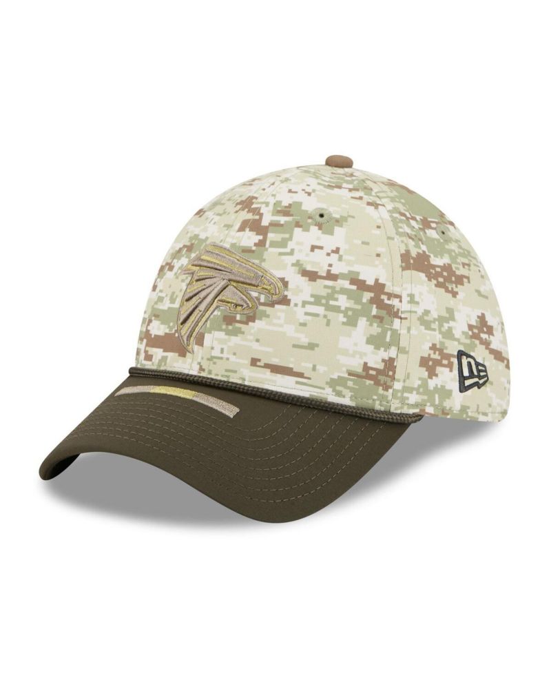 Men's Camo/Dark Green Atlanta Falcons 2025 Salute to Service 39THIRTY Flex Hat