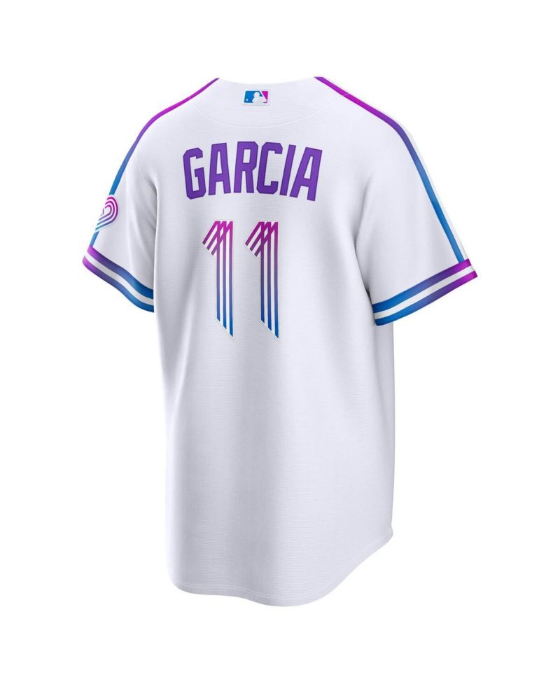Men's Maikel Garcia White Kansas City Royals 2026 City Connect Stadium Jersey