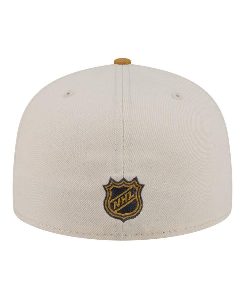 Men's Cream/Tan San Jose Sharks Colorpack Two-Tone 59FIFTY Fitted Hat