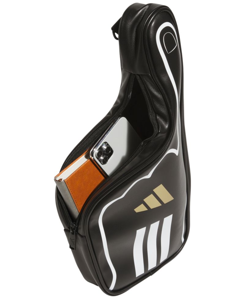 Men's Finger Design Zip-Up Crossbody Bag
