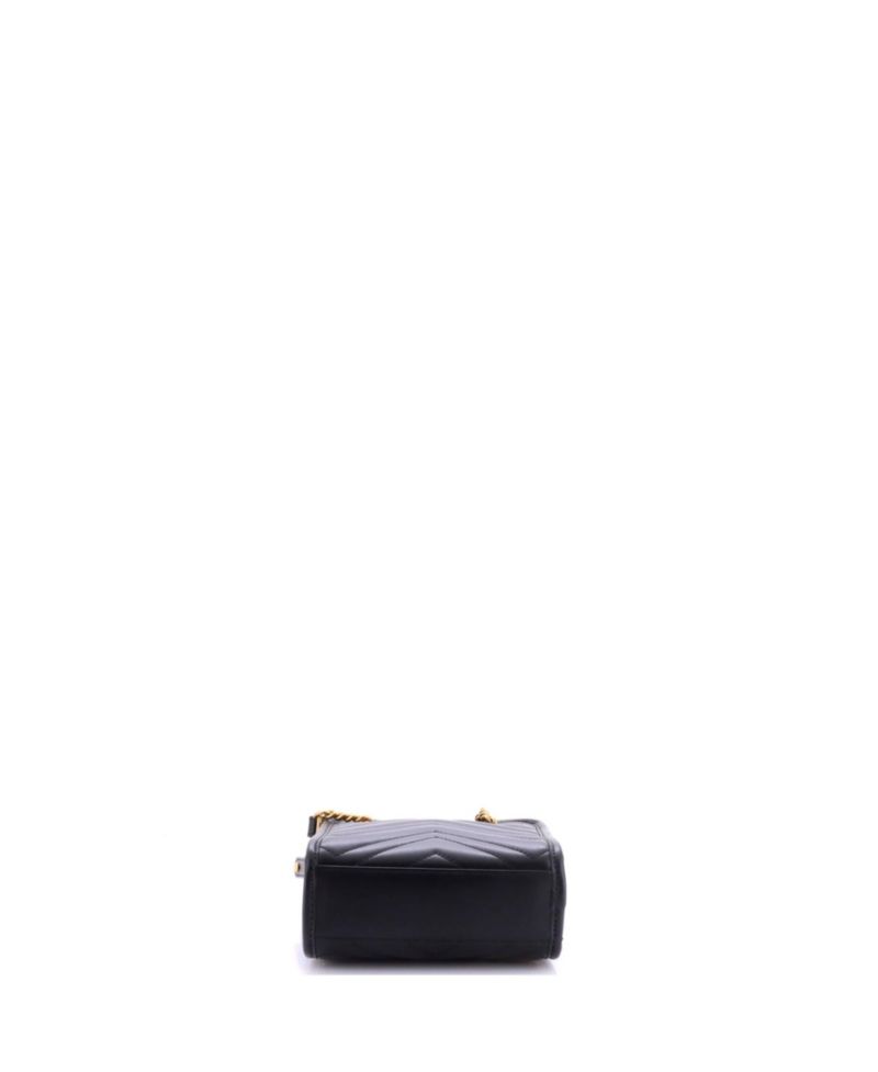 Mini GG Marmont Handle Crossbody Bag Matelasse Leather
