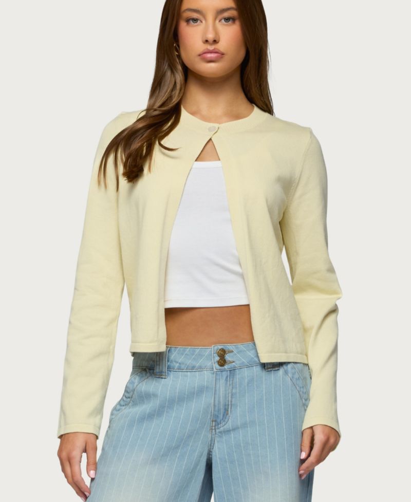 Women's Jenie Split Front Knit Cardigan Sweater