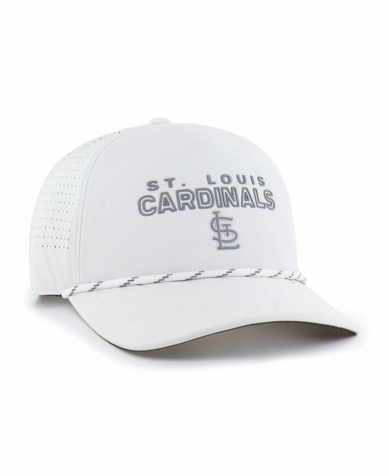 47 Brand Men's White St. Louis Cardinals Forward Vault Hitch Adjustable Hat