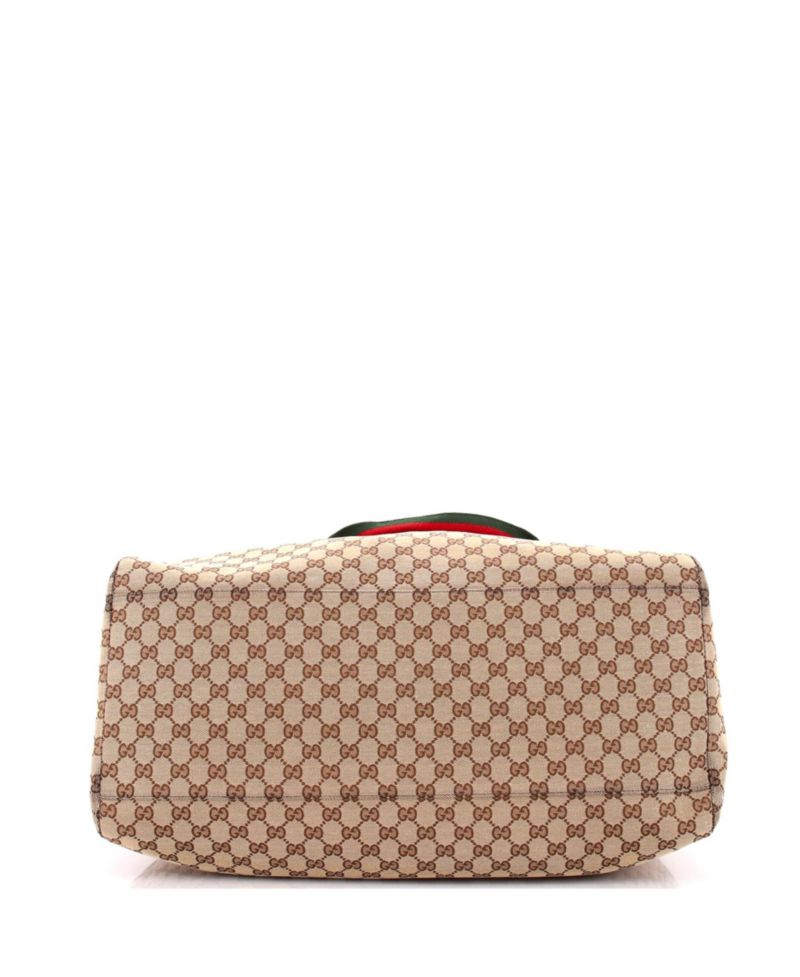 Large Web Carry On Duffle Bag GG Canvas