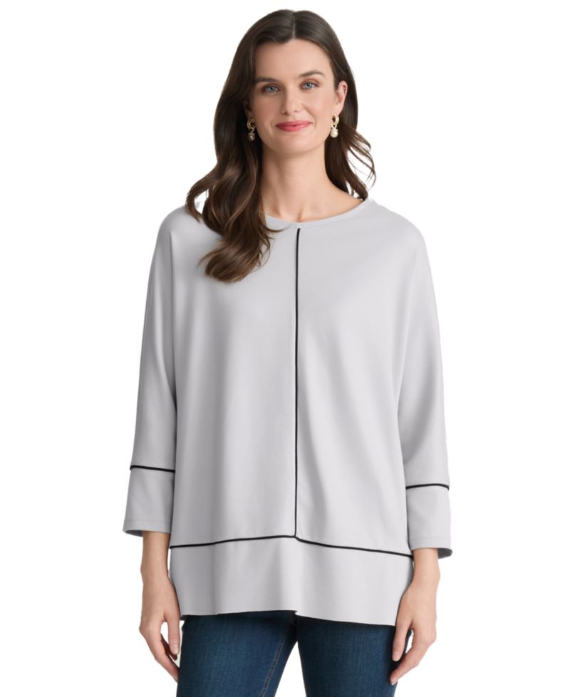 Petite Dolman-Sleeve Tunic Top