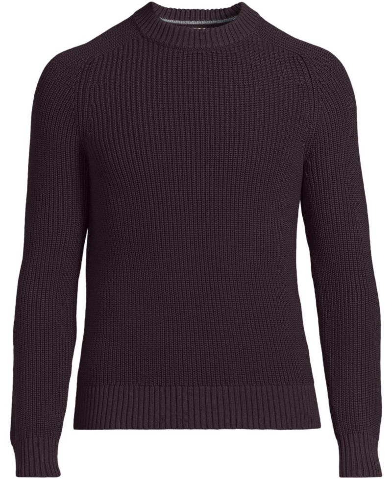Men's Cotton Drifter Saddle Crewneck Shaker Sweater