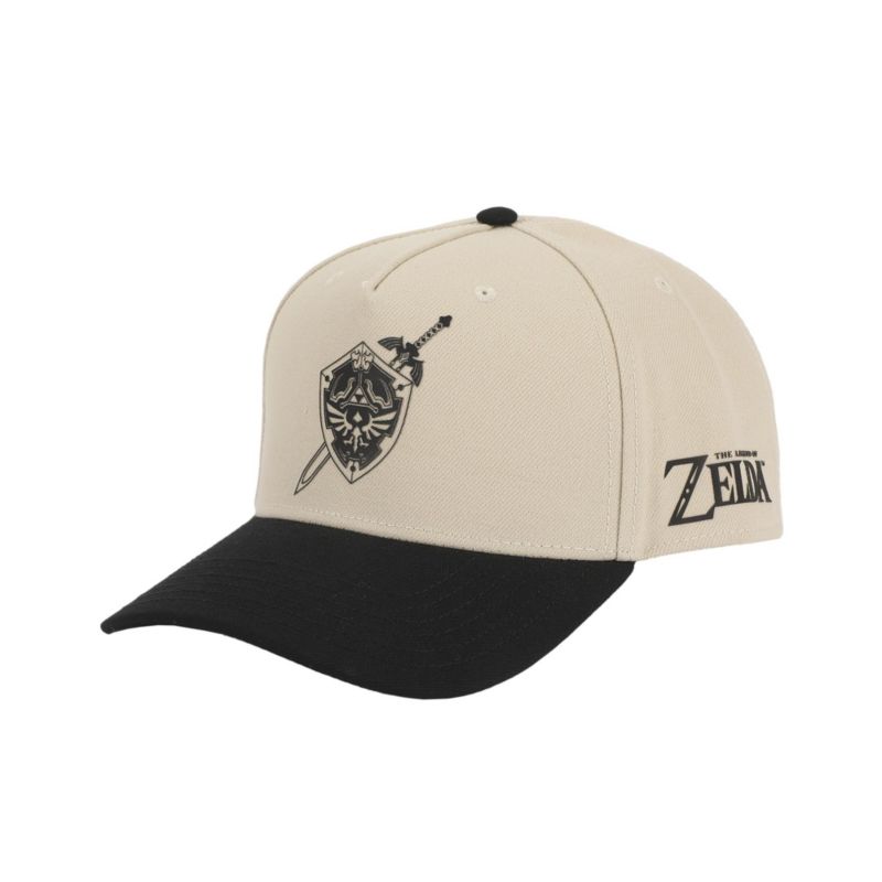 Men's Legend Of Zelda Hylian Shield Embroidery Poly Wool B104 Baseball Cap Snapback