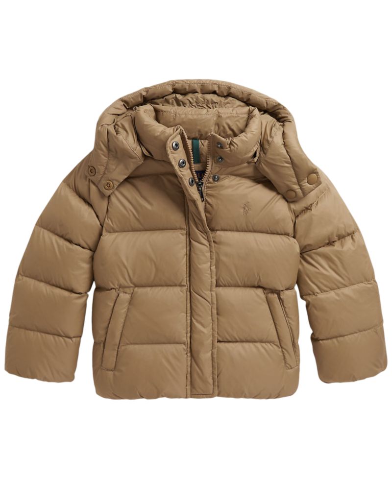 Girls' 2T-6X Down Hooded Jacket