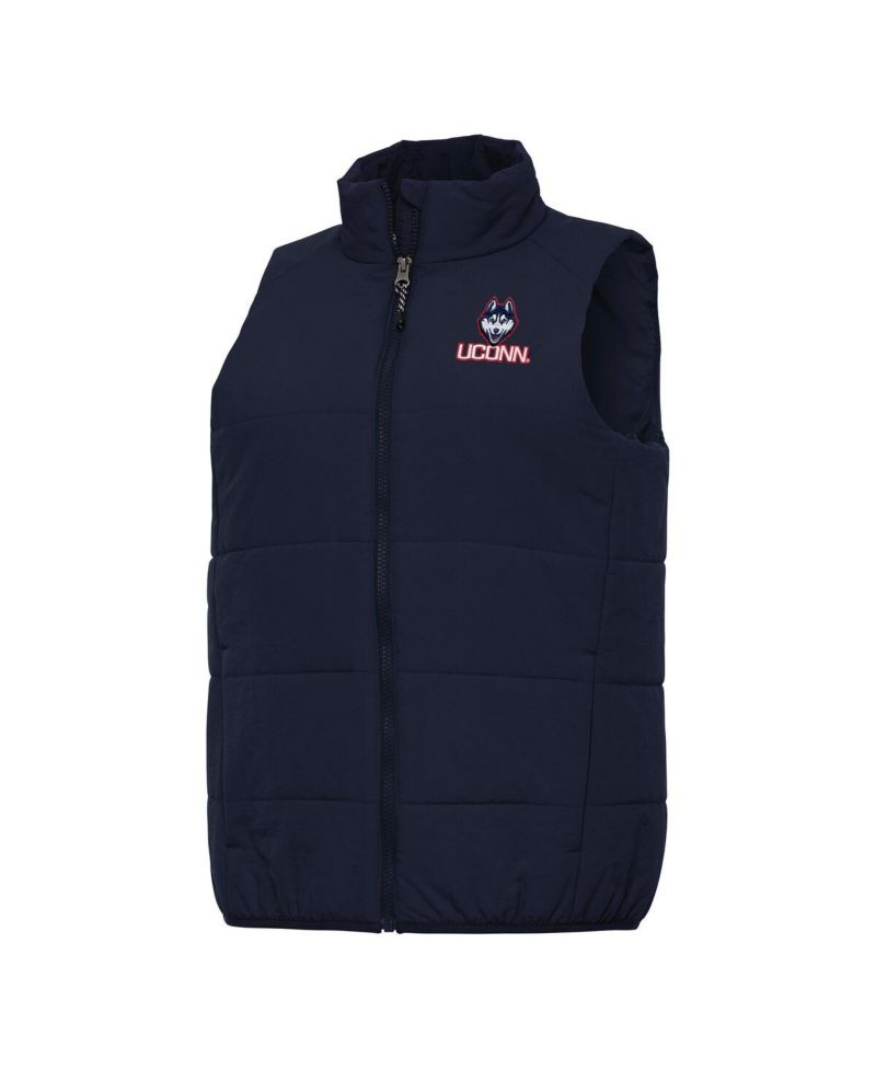 Women's Navy UConn Huskies Experience Full-Zip Vest