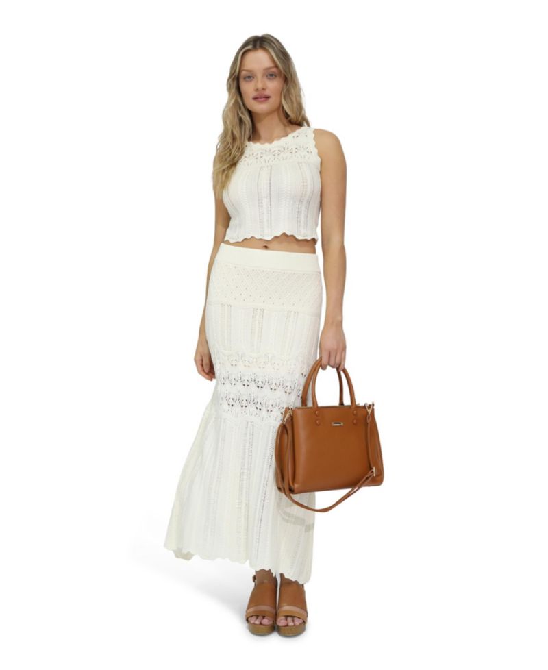 Women's Harvest Haze Crochet Crop Top