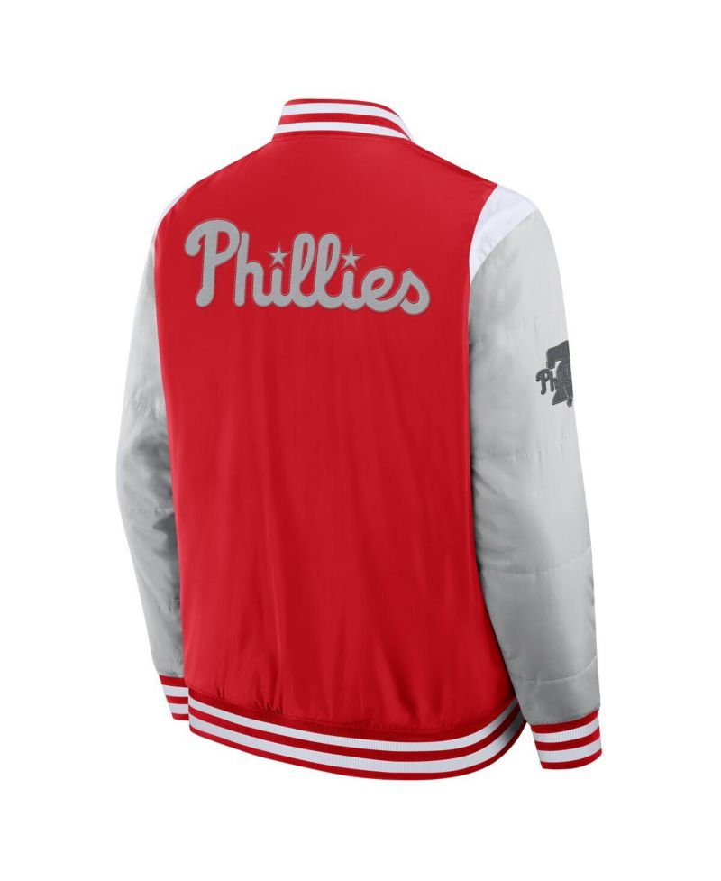 Men's Red Philadelphia Phillies Elements Elite Full-Snap Jacket