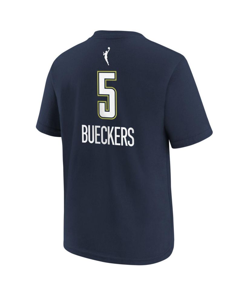 Big Boys and Girls Paige Bueckers Navy Dallas Wings 2025 WNBA Draft Explorer Edition Name & Number T-Shirt