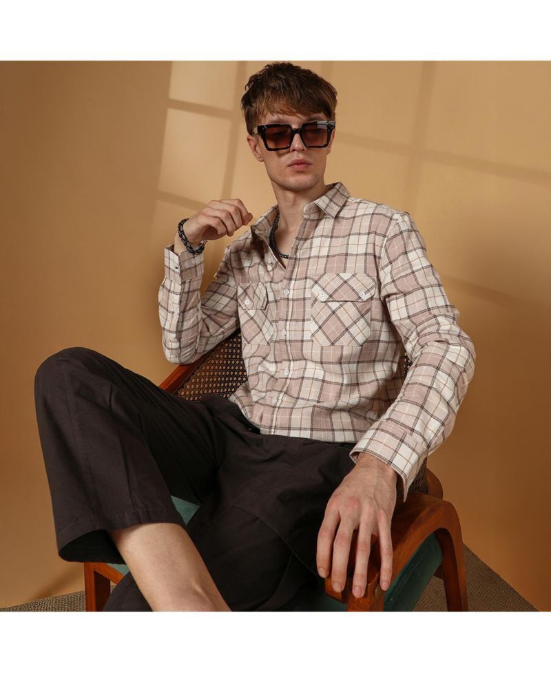 Men's Buffalo Check Utility Shirt