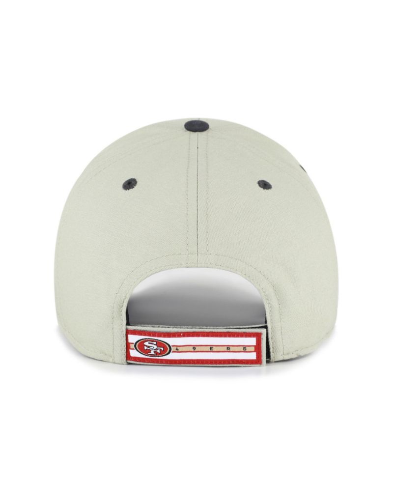 Men's Gray/Black San Francisco 49ers Half Block Text MVP Adjustable Hat