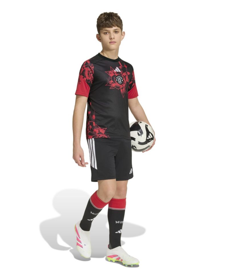 Boys' and Girls' Manchester United Pre-Match Raglan Short-Sleeve T-Shirt