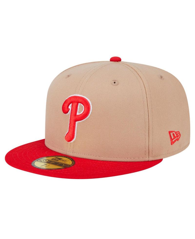 Men's Khaki Philadelphia Phillies 59FIFTY Fitted Hat