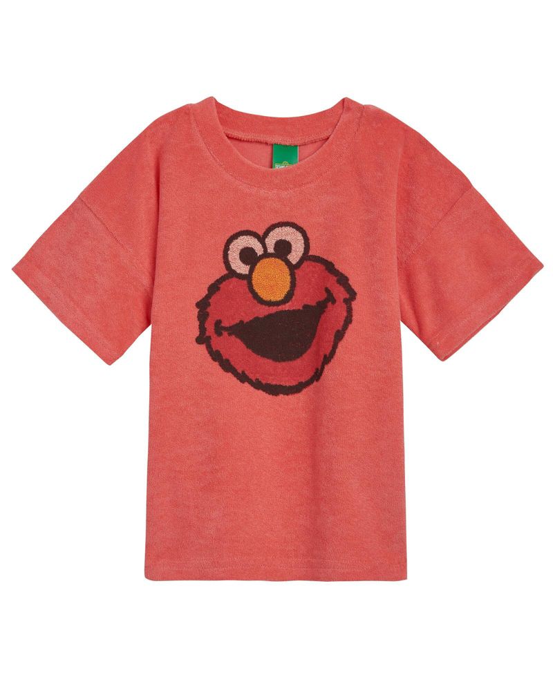 Baby Boys Elmo T-Shirt Shorts and Hat 3 Piece Outfit Set to