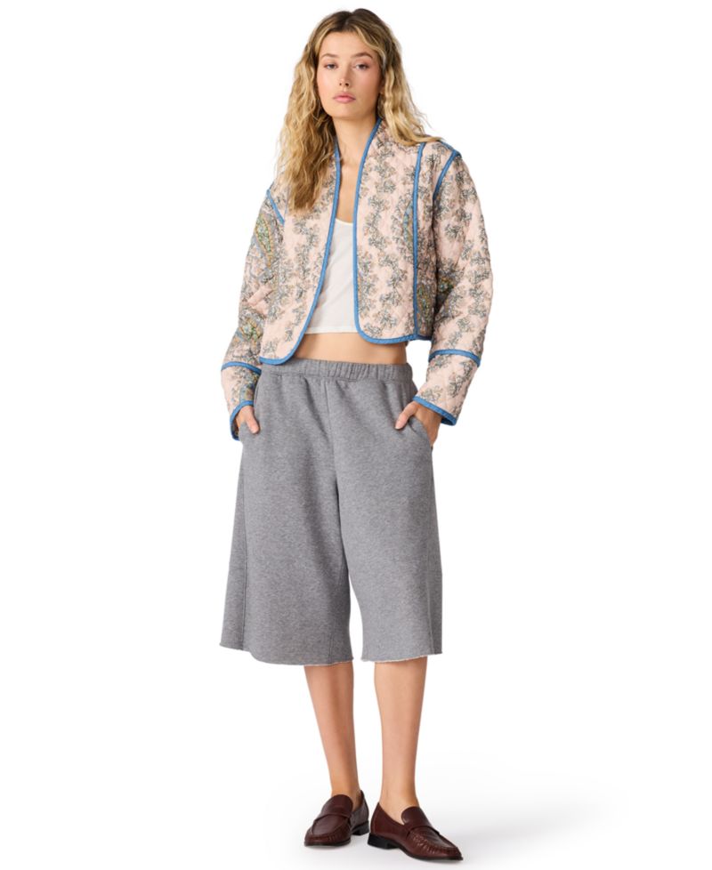 Women's Adalynn Quilted Cropped Paisley Jacket