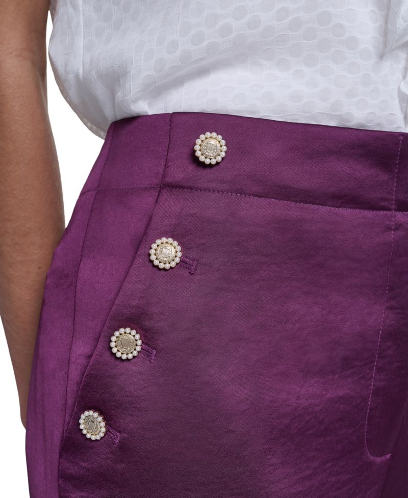 Women's High-Waisted Wide-Leg Pants