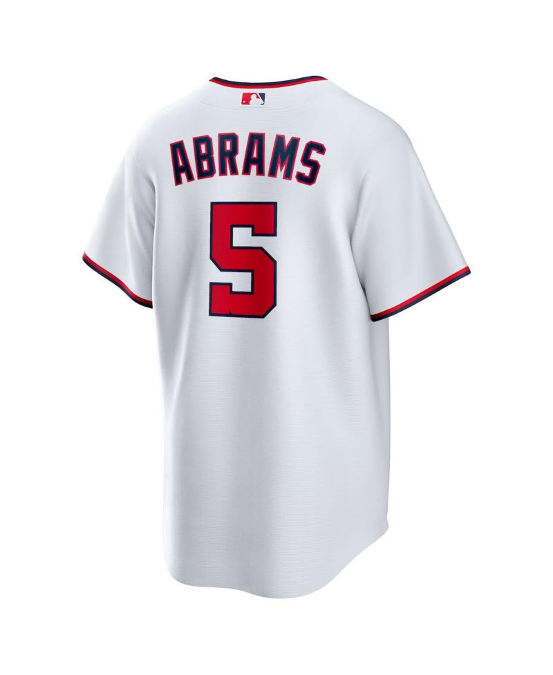 Big Boys and Girls CJ Abrams White Washington Nationals Home Replica Player Jersey