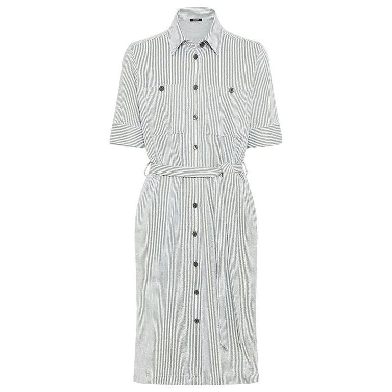 Women's Seersucker Shirt Dress