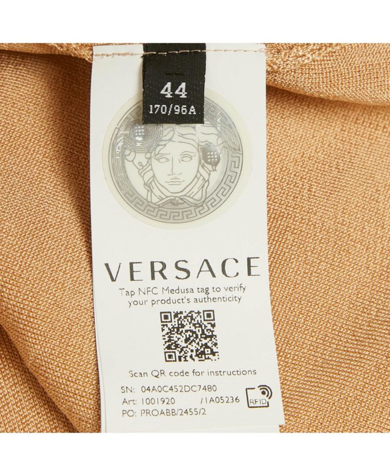 Women's Dark Beige Rib Knit Sweater