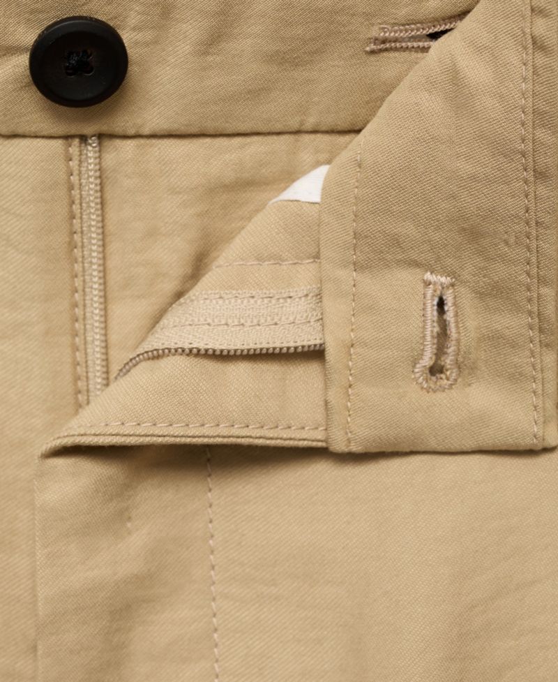 Men's Straight-Fit Pleated Pants