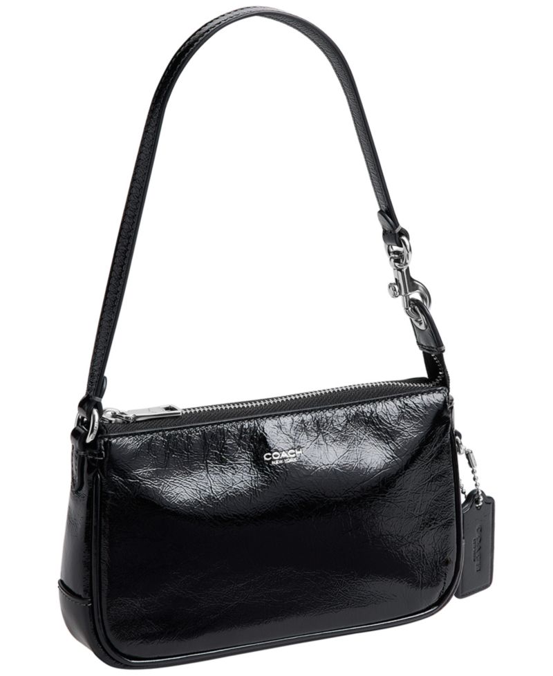 Plaza Mini Glazed Leather Shoulder Bag 18