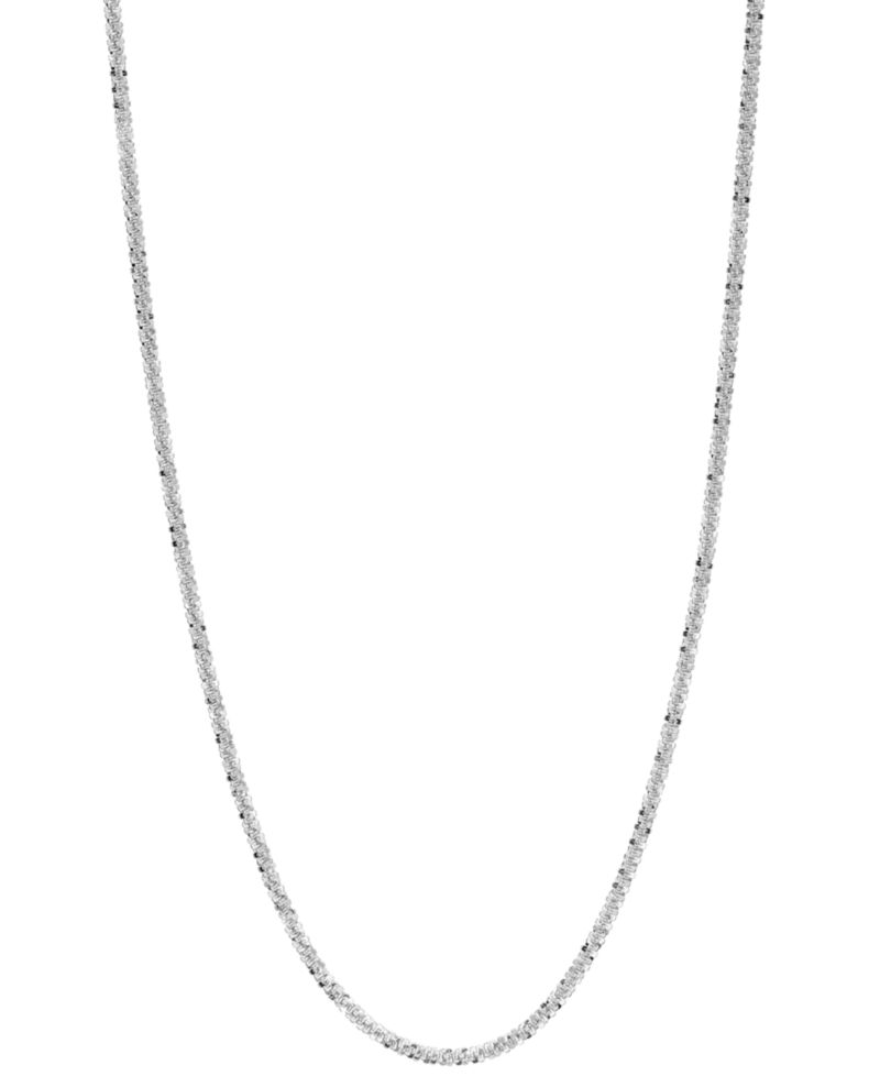 Sparkle Chain Necklace 16"-24" (1-1/2mm) in 14k Yellow Gold, White Gold and Rose Gold