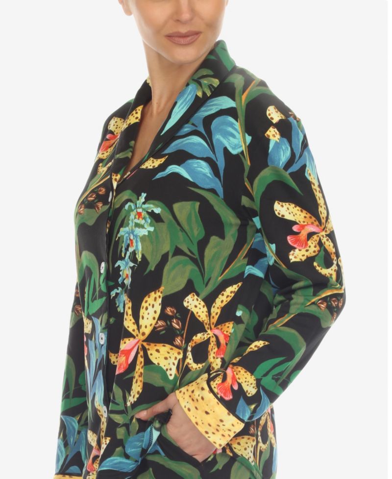 Women's 2-Piece Wildflower Print Pajama Set