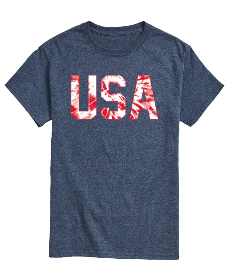Men's Tie Dye USA Short-Sleeve Graphic T-Shirt
