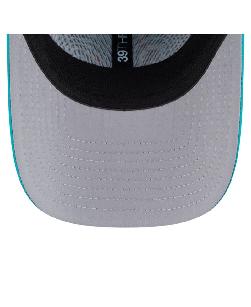Men's Aqua Miami Dolphins Perforated 39THIRTY Flex Hat