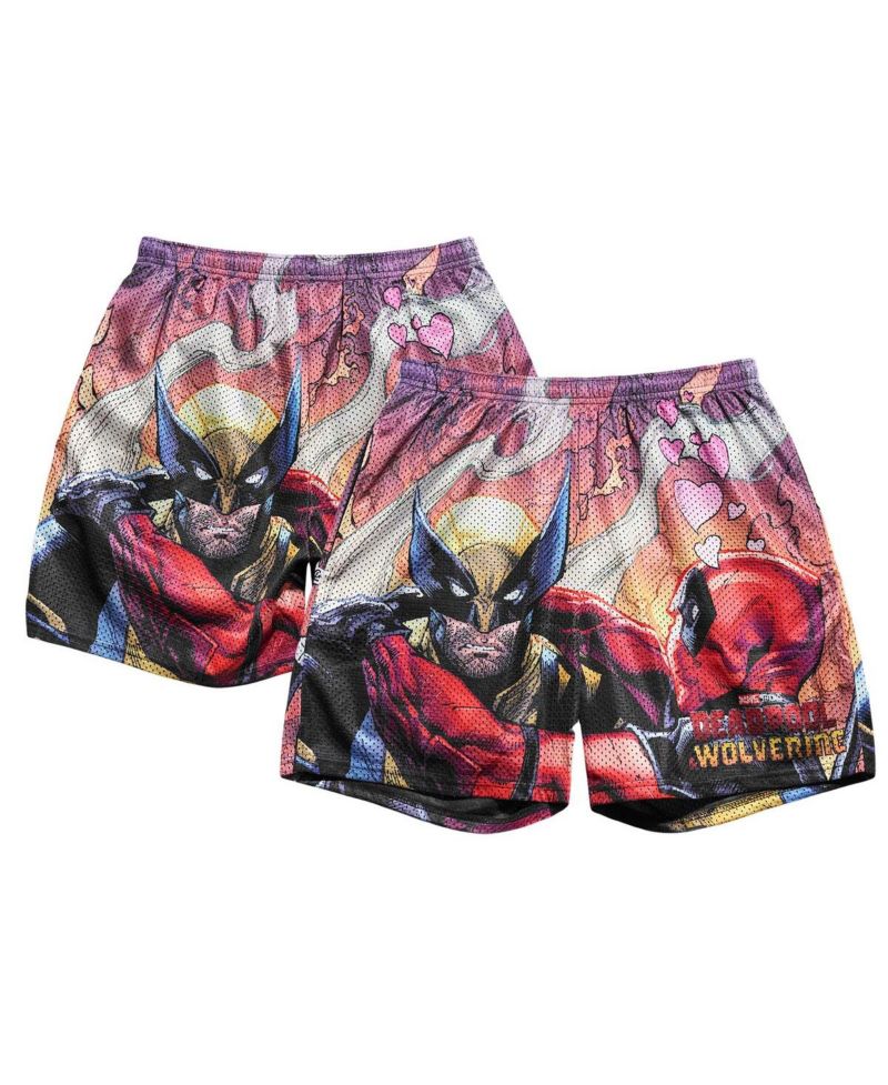 Men's Deadpool Wolverine Besties Retro Shorts