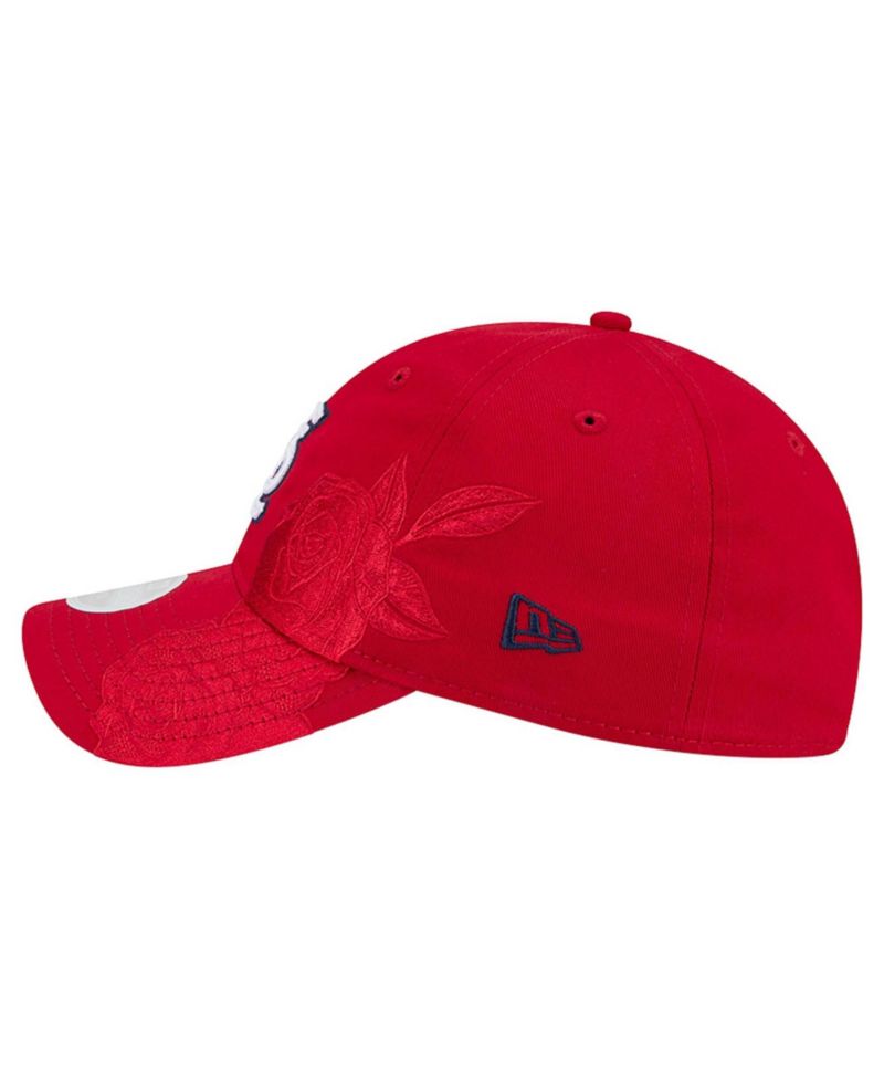 Women's Red St. Louis Cardinals Roses 9TWENTY Adjustable Hat