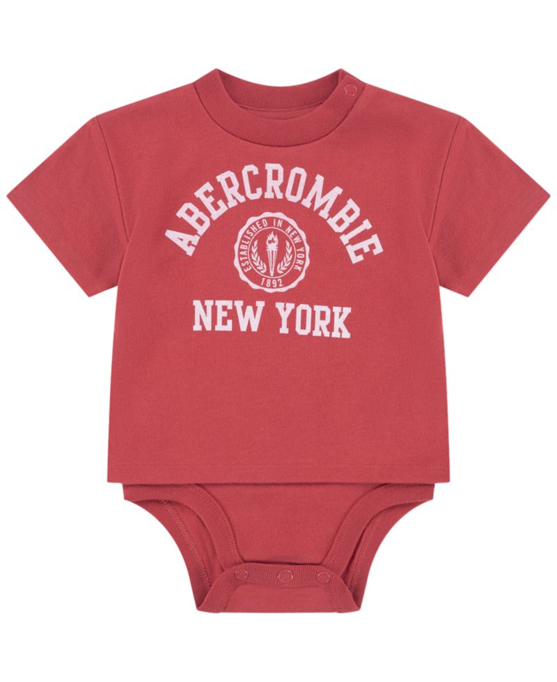 Baby Boys' Y2K Crest Twofer Short-Sleeve Bodysuit