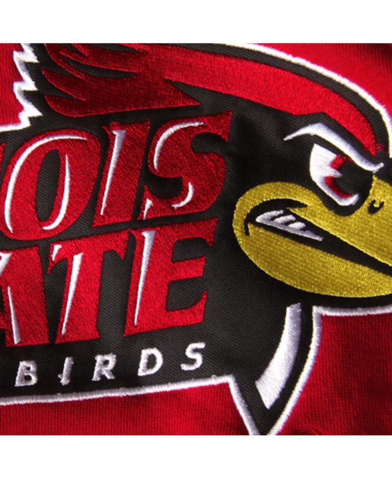 Women's Red Illinois State Redbirds Big Logo Pullover Hoodie