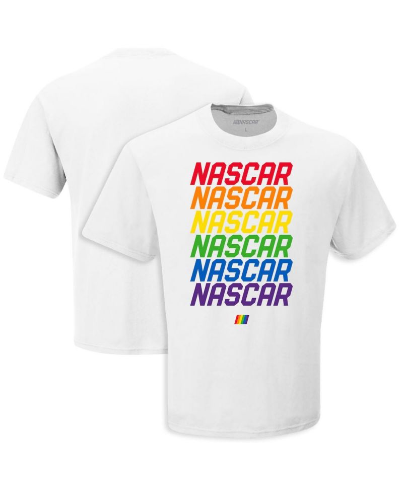 Men's White NASCAR Repeat T-shirt