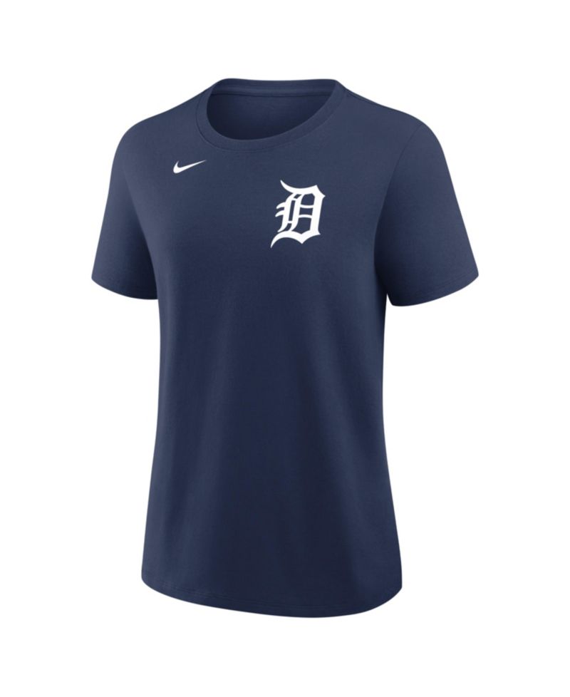 Women's Max Clark Navy Detroit Tigers Name Number T-Shirt