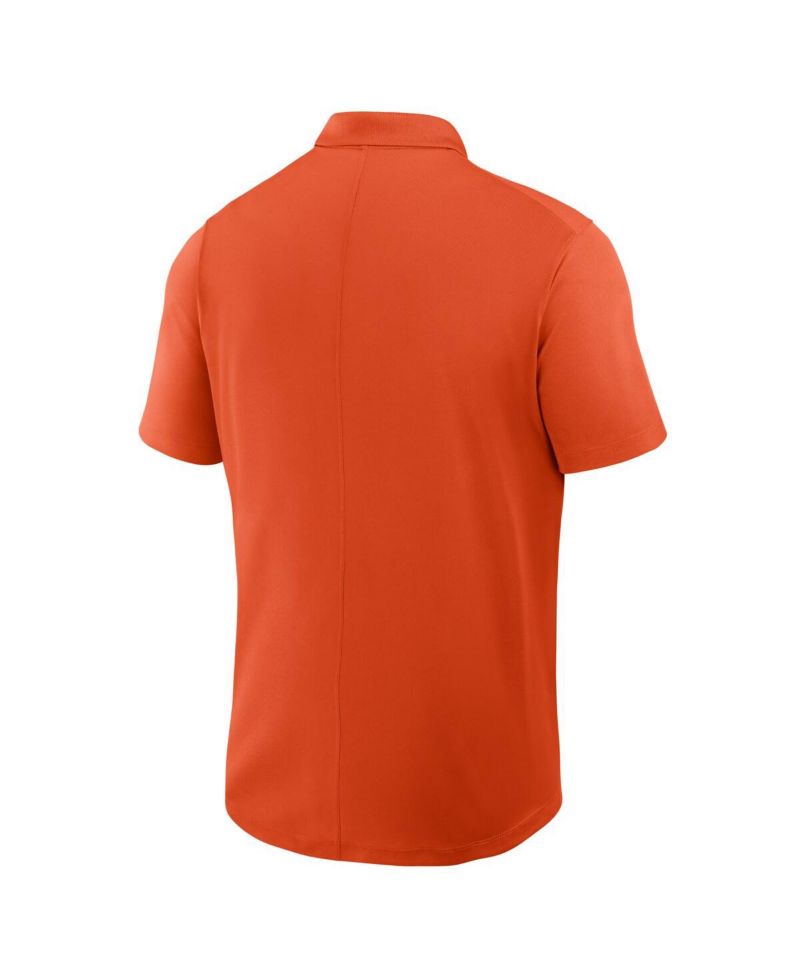 Men's Orange Clemson Tigers Primetime Victory Legacy Vault Logo Performance Polo Shirt