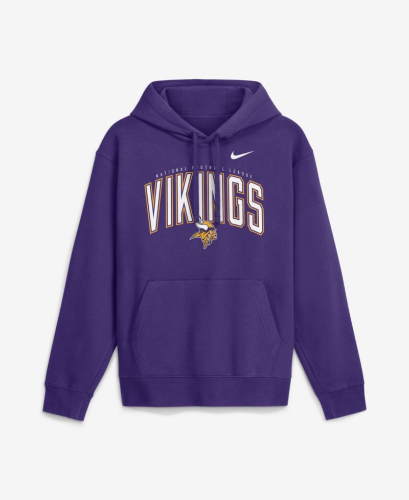Men's Purple Minnesota Vikings Expect Victory Club Fleece Pullover Hoodie