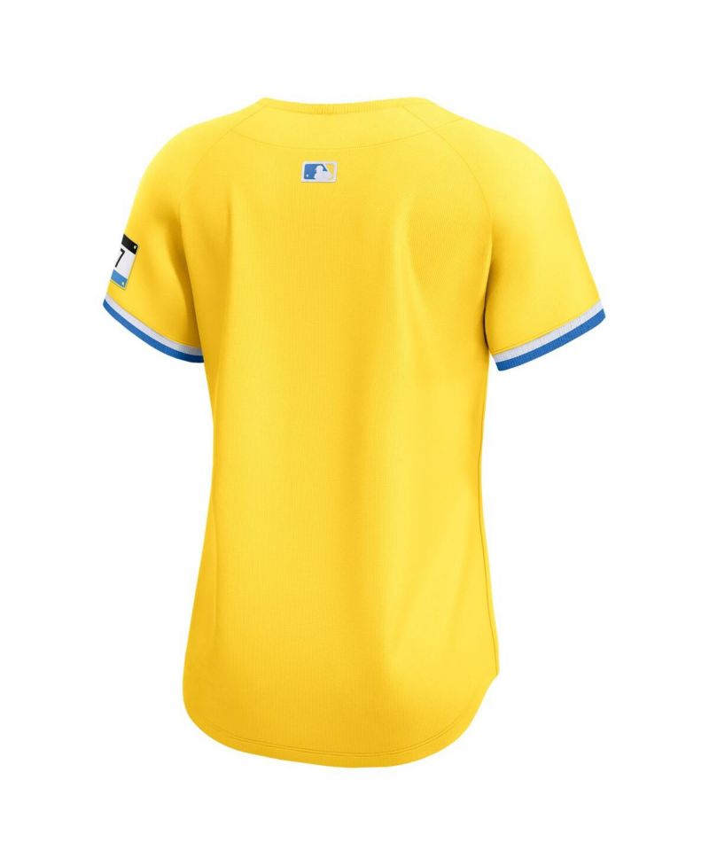 Women's Yellow Boston Red Sox City Connect Limited Jersey